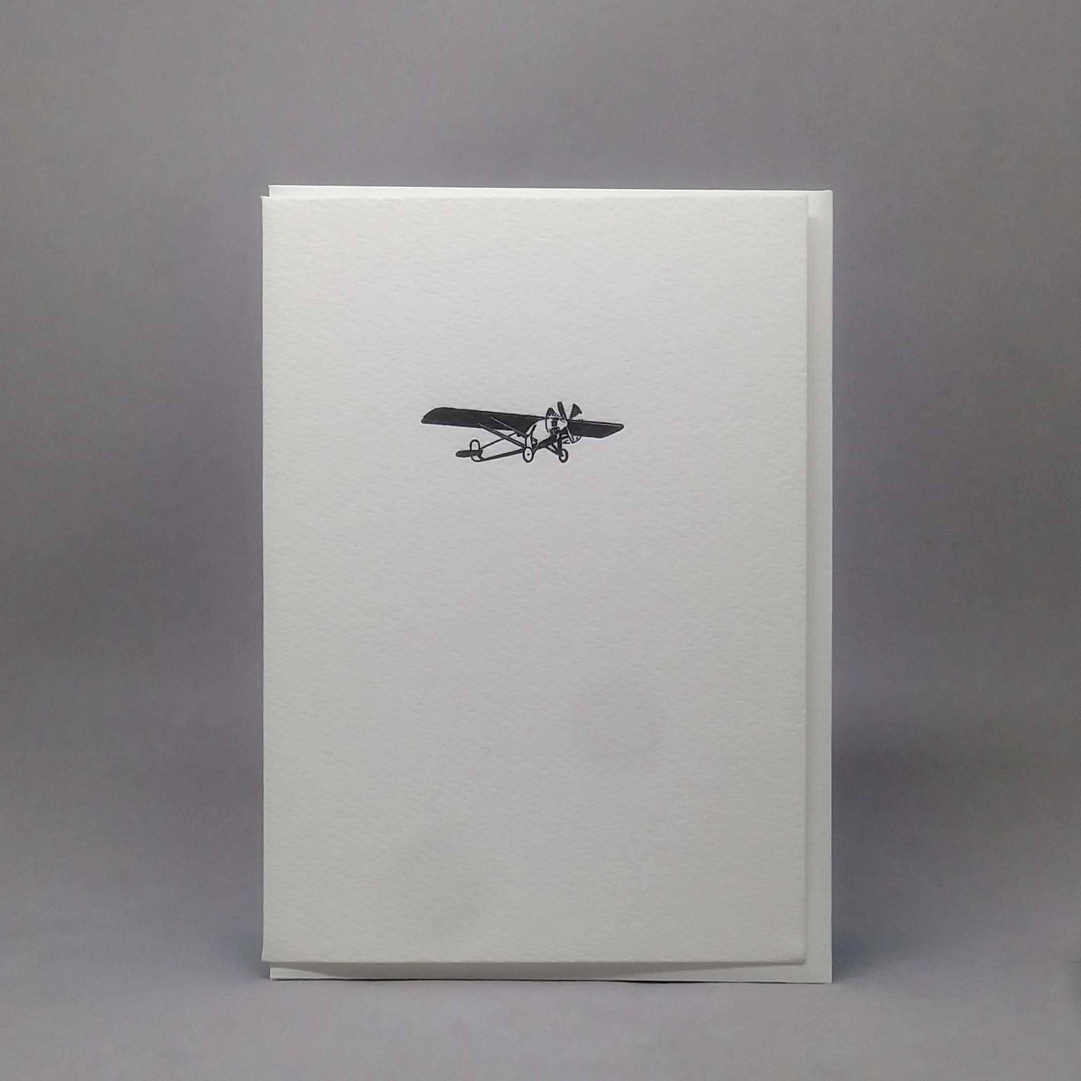 Big Wheel Press Airplane Mockingbird Paperie